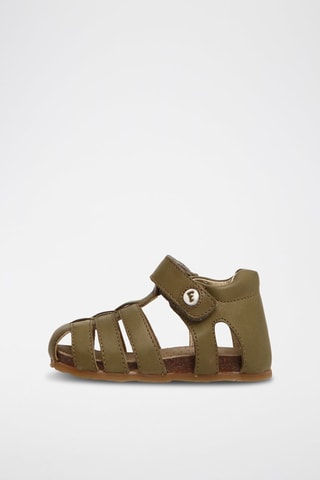 Sandalias de piel - 
Verde