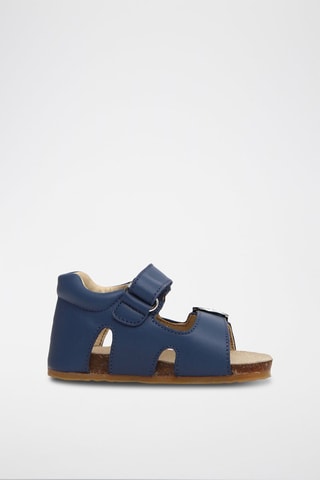 Sandalias de piel - 
Azul