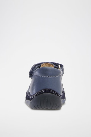 Sandalias de piel - Azul