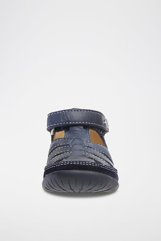 Sandalias de piel - Azul