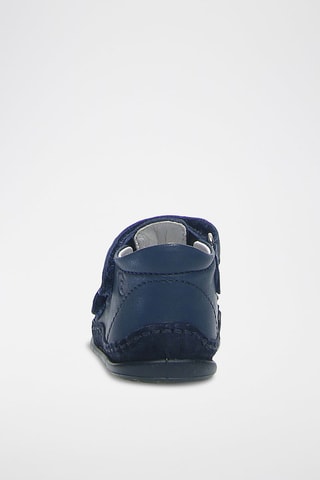 Sandalias de piel - Azul marino