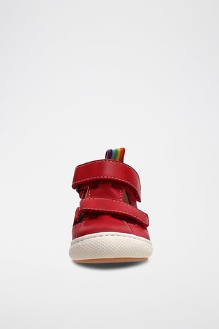 Sandalias de piel - Rojo