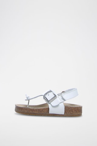 Sandalias de piel - Blanco