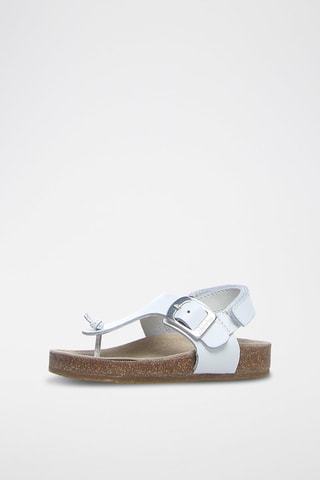 Sandalias de piel - Blanco