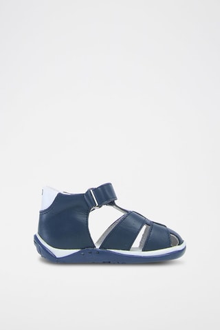 Sandalias de piel Ruiz - Azul marino