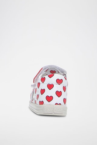 Sandalias de piel Takla - Blanco y rojo