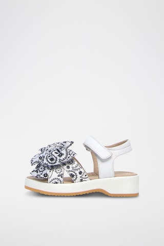 Sandalias de piel - 
Blanco