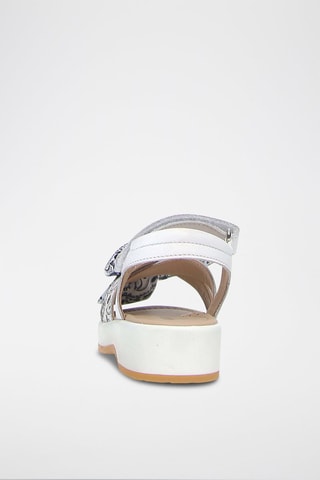 Sandalias de piel - 
Blanco