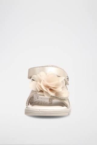 Sandalias de piel - 
Beige