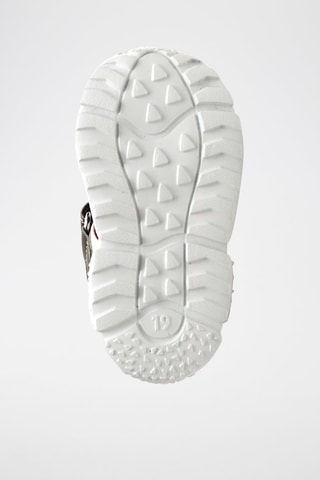 Sandalias de piel Boses - Azul noche y beige