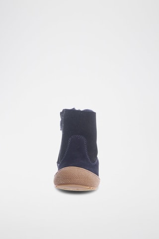 Botines de piel ovina nobuk forrados New Cotton - Azul marino