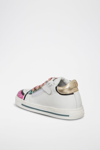 Zapatillas de piel - Blanco