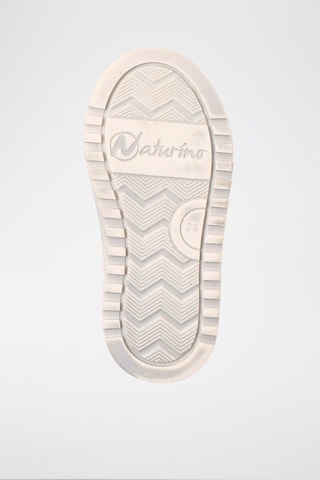 Zapatillas de piel Penshaw - Blanco y gris