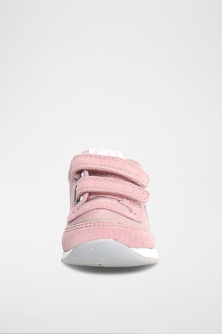 Zapatillas de piel New Ferdi - Rosa y blanco