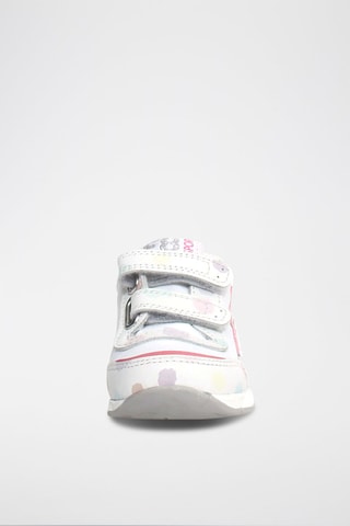 Zapatillas de piel New Ferdi - Blanco y gris