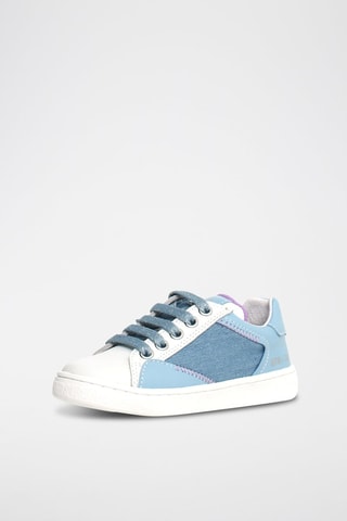 Zapatillas de piel Quar - Azul