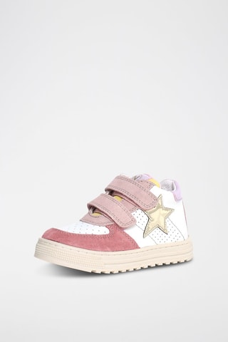 Zapatillas altas de piel Hess - Blanco