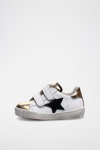 Zapatillas de piel - Blanco