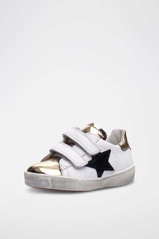 Zapatillas de piel - Blanco