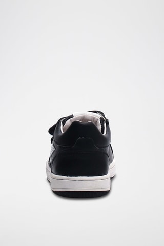 Zapatillas de piel - Negro