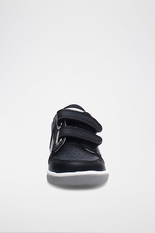 Zapatillas de piel - 
Negro