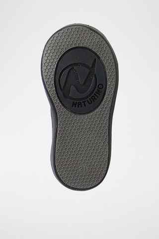 Zapatillas de piel - Negro y azul