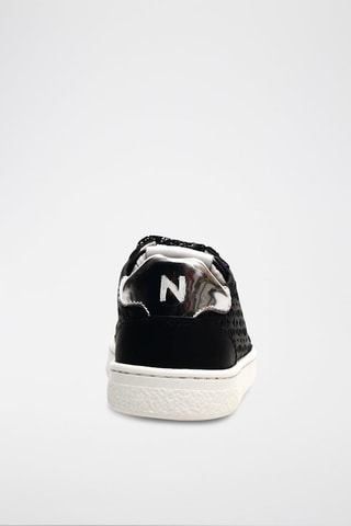 Zapatillas de piel - 
Negro