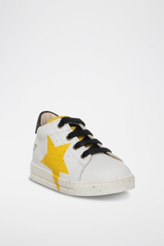 Zapatillas de piel - Blanco