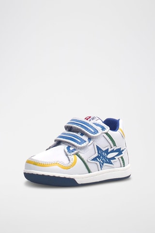 Zapatillas de piel - Blanco