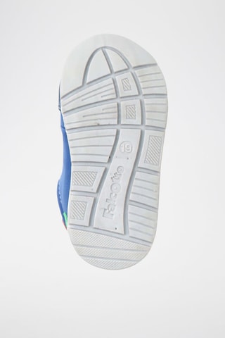 Sapatilhas em couro New Ferdi - Azul e cinzento