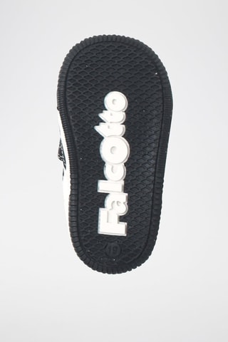Zapatillas de piel Bounce - Negro y blanco