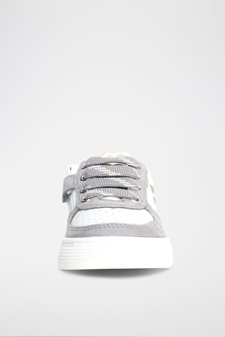 Zapatillas de piel Hess - Blanco y gris