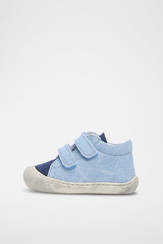 Zapatillas altas de nobuk - Azul