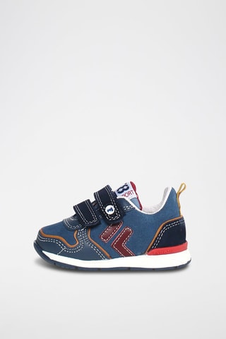 Zapatillas de piel - Azul