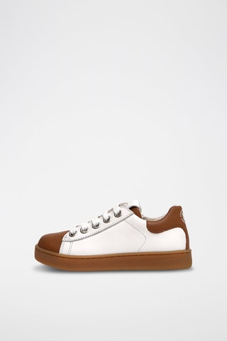 Baskets en cuir Blanc