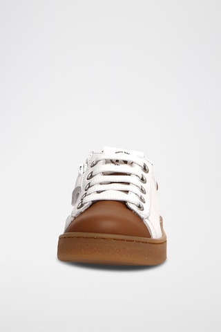 Baskets en cuir Blanc