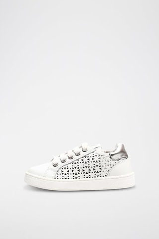 Zapatillas de piel - 
Blanco