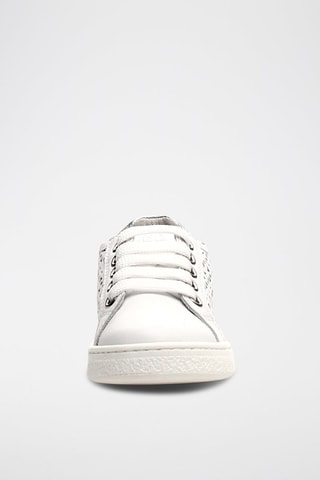 Zapatillas de piel - 
Blanco