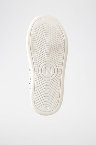 Zapatillas de piel - 
Blanco