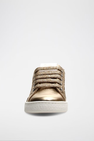 Zapatillas de piel - 
Dorado