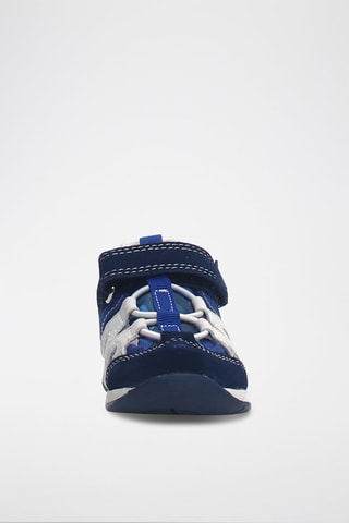 Zapatillas de piel - 
Azul