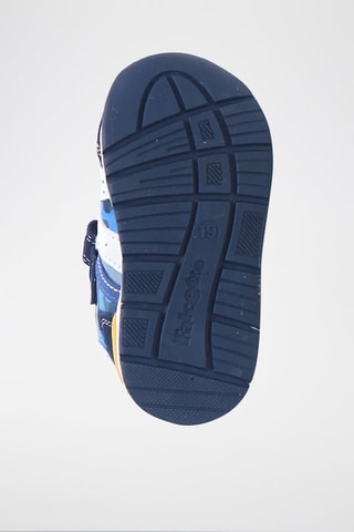 Zapatillas de piel - 
Azul