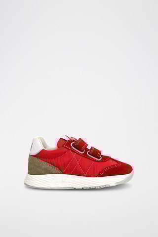 Zapatillas de piel - Rojo