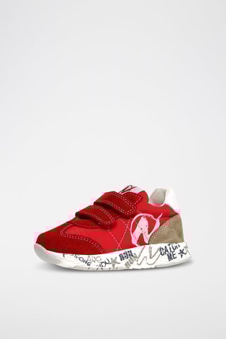 Zapatillas de piel - Rojo