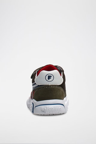 Zapatillas de piel - 
Negro