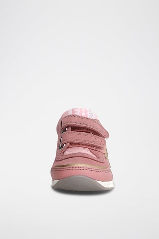 Zapatillas de piel - Rosa y crudo