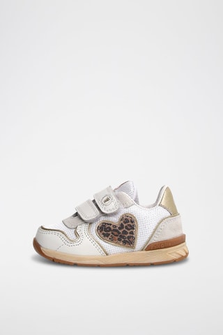 Zapatillas de piel - Blanco