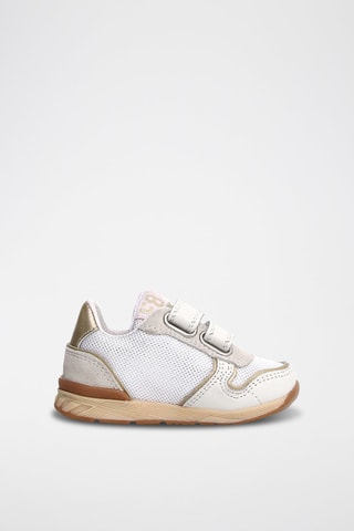 Zapatillas de piel - Blanco