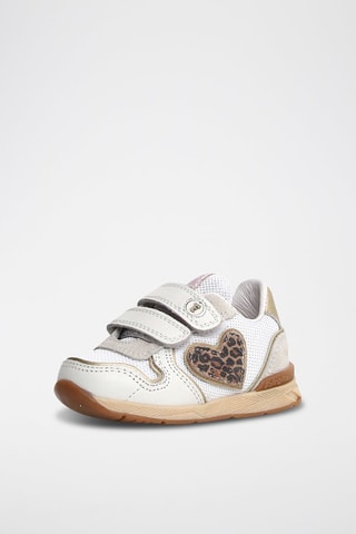 Zapatillas de piel - Blanco