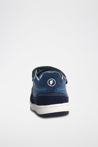 Zapatillas de piel - Azul marino